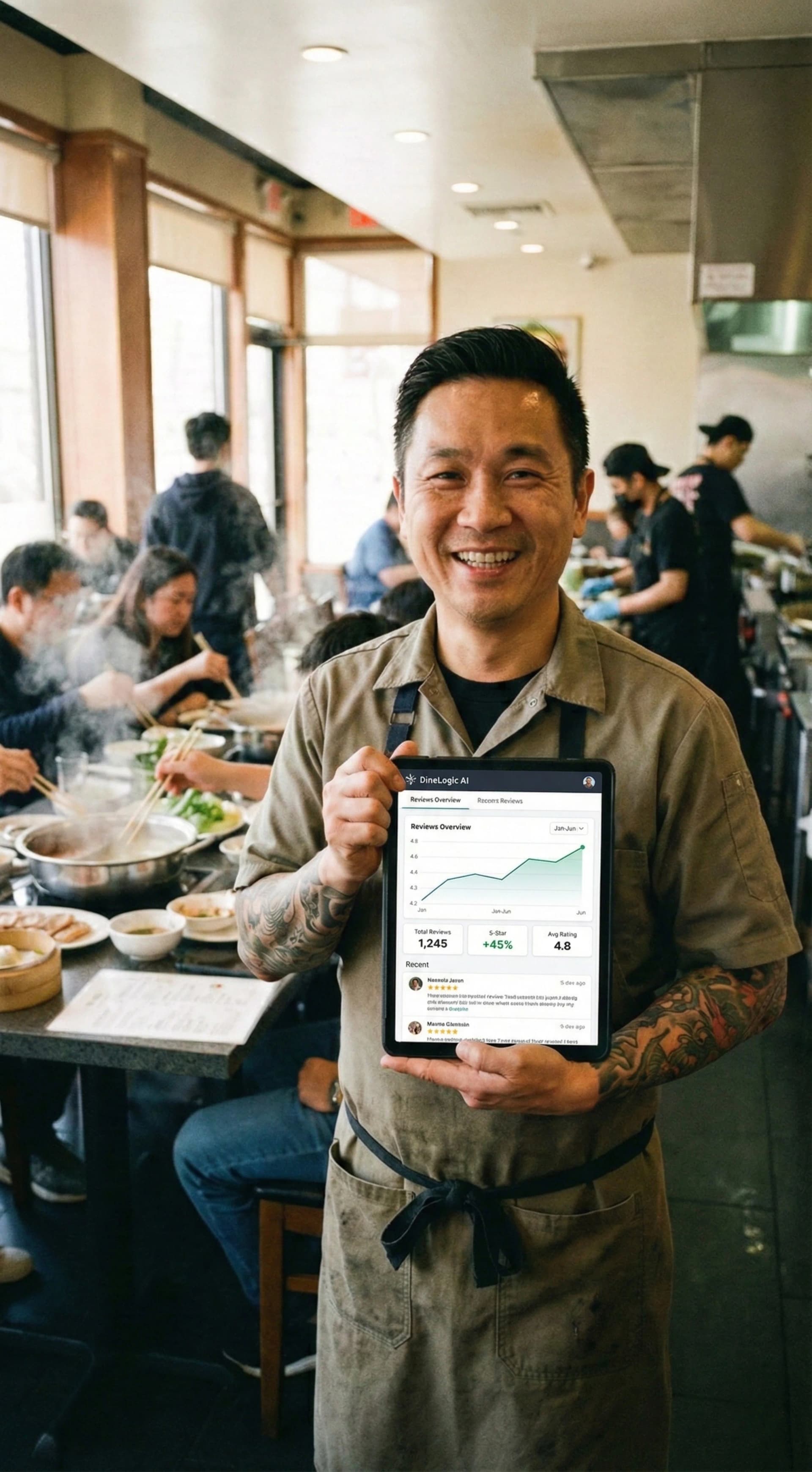 Delicious hotpot dining experience